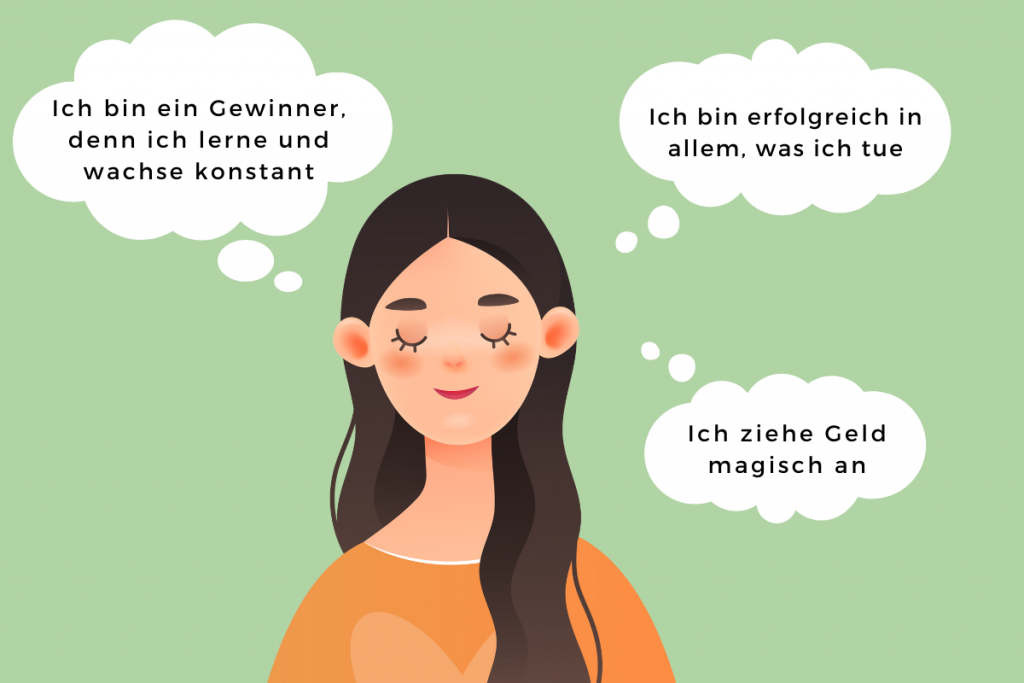 Positive Glaubenssätze verankern durch Affirmationen