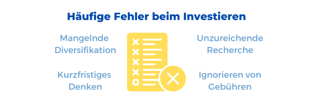 Häufige Fehler beim Investieren