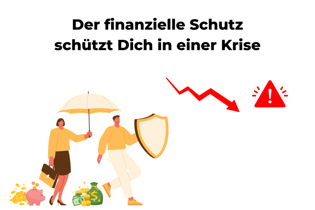 Der Finanzieller Schutz schützt Dich in einer Krise vor der Pleite