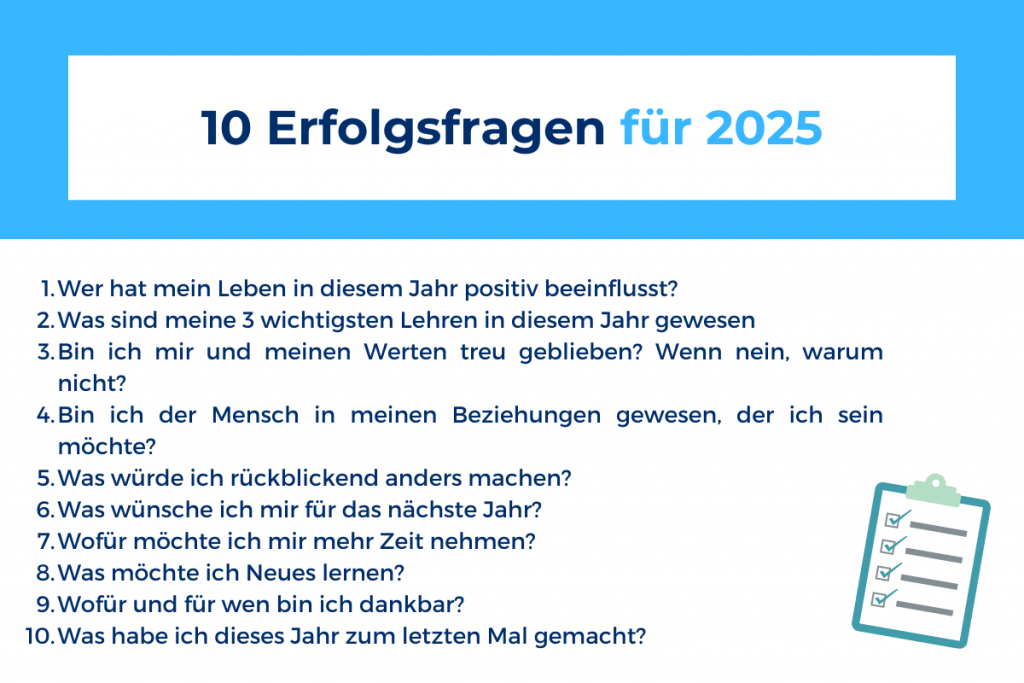 10 Erfolgsfragen für 2025